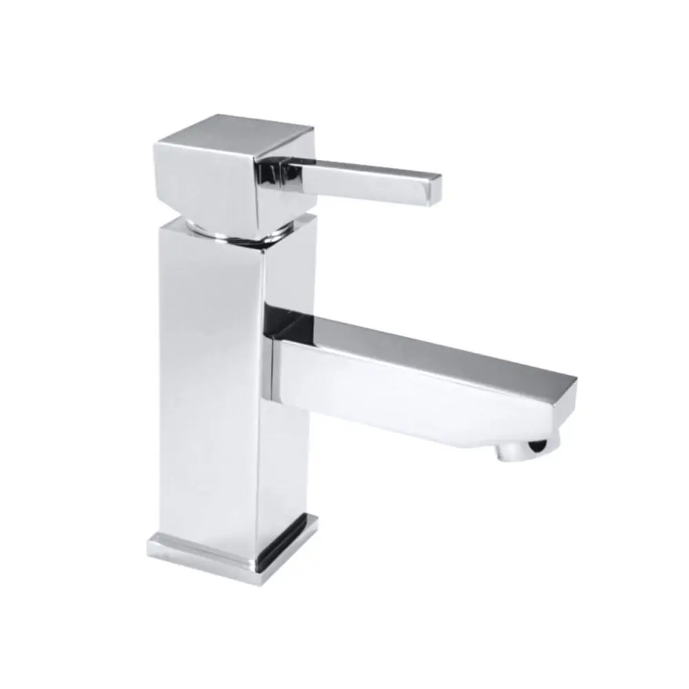 Square Lever Chrome basin monobloc