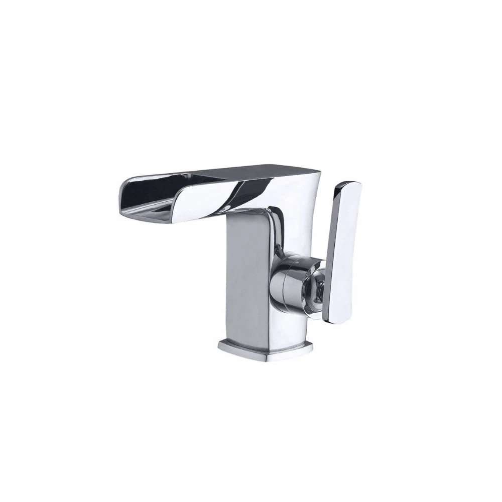 Right-hand Lever Square Waterfall basin monobloc