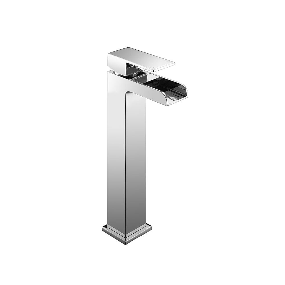 Tall waterfall basin monobloc