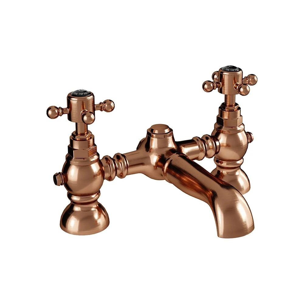 Vogue Traditional Bath Filler in Brushed Copper