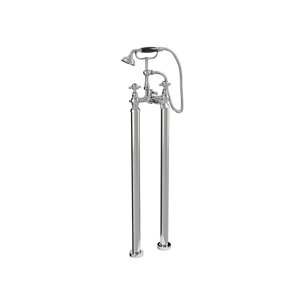 Vogue Chrome Bath Shower Mixer on legs