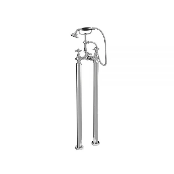 Vogue Chrome Bath Shower Mixer on legs