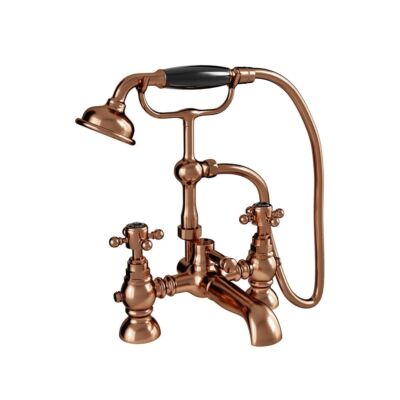 Vogue Traditional Brushed Copper Bath Shower Mixer