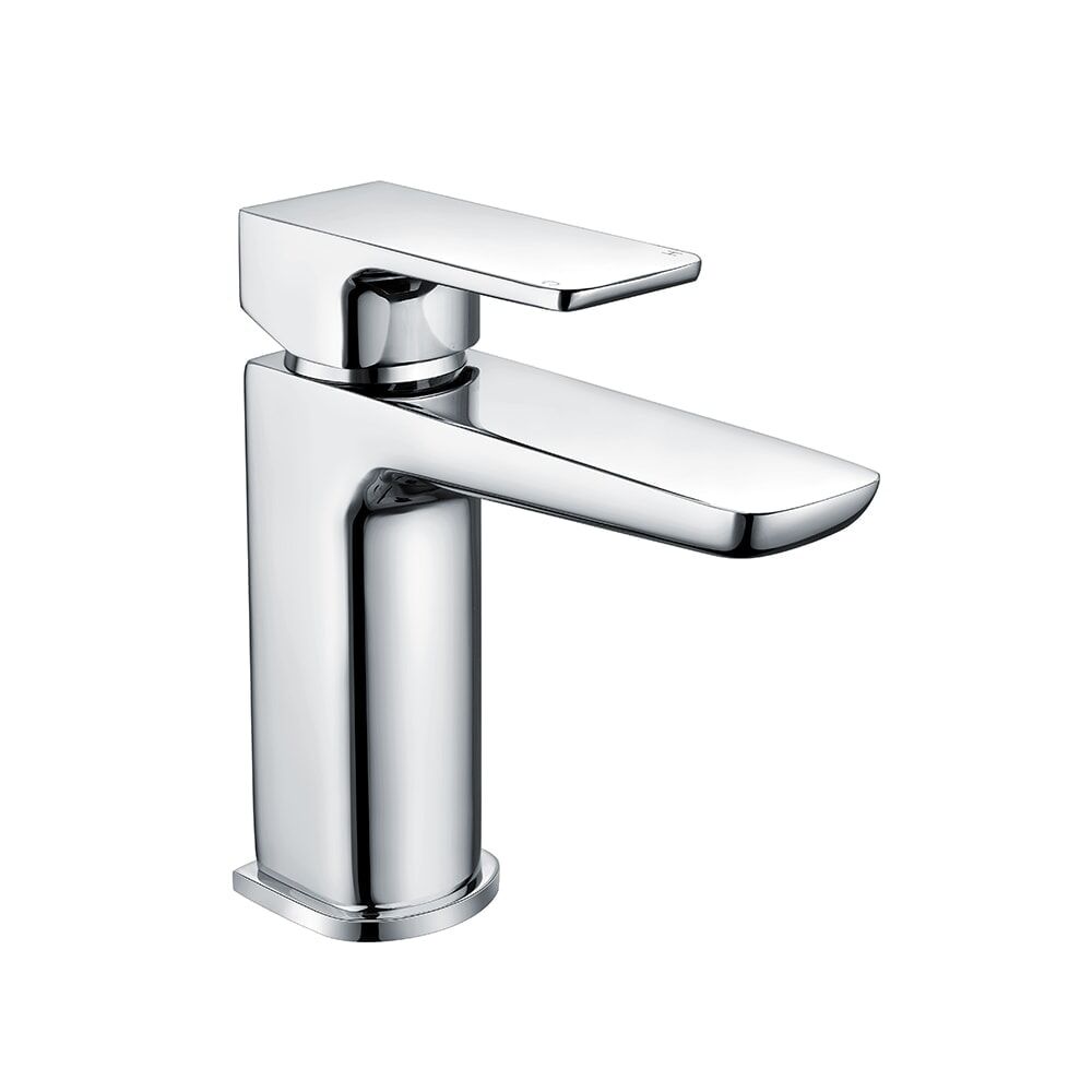 Square Lever Chrome basin monobloc in chrome