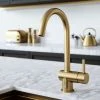 Vibrance Mono Mixer – Brushed Brass - Brass