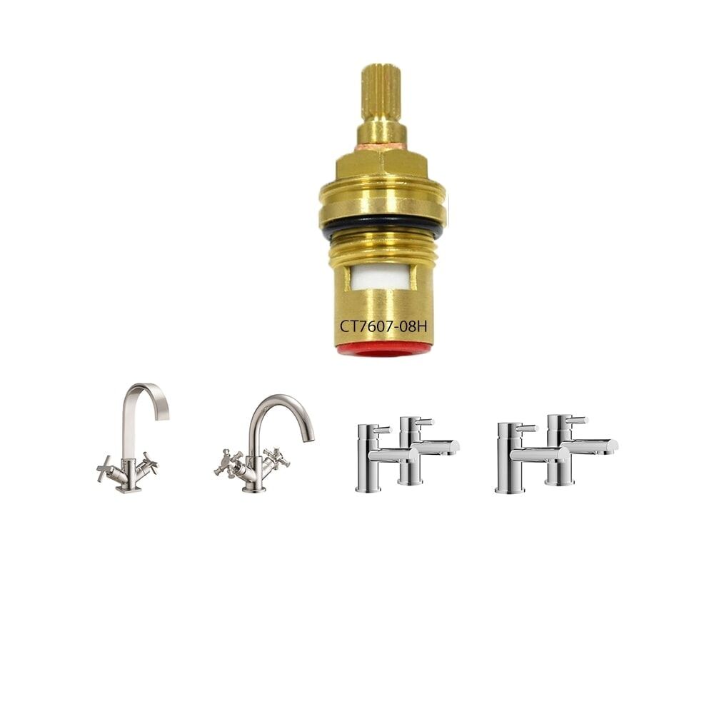 The Tap Factory Basin Mixer Hot Flow Cartridge