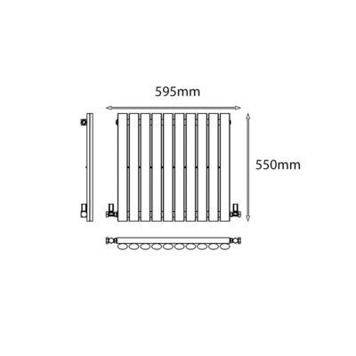 Vibrance 10 Panel Vertical Radiator Technical Specifications