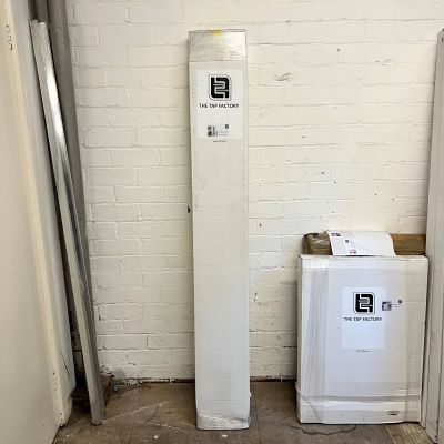 Vibrance 4 panel tall radiator in citrus green