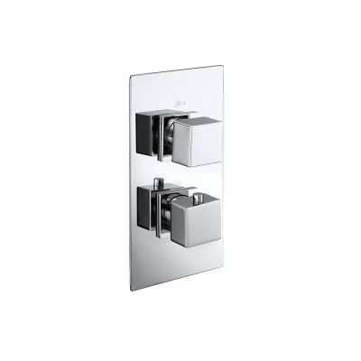 Square concealed shower valve