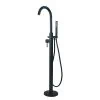 The Tap Factory Tone Matt Black Floor Mounted Bath Shower Mixer