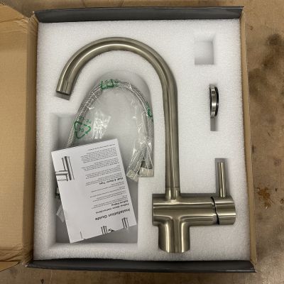 Clearance Section Vibrance Tap 1 in Nickel with Nickel Handle