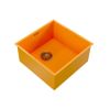 The Tap Factory Sink 4 in Mustard Yellow 430 x 430 x 140