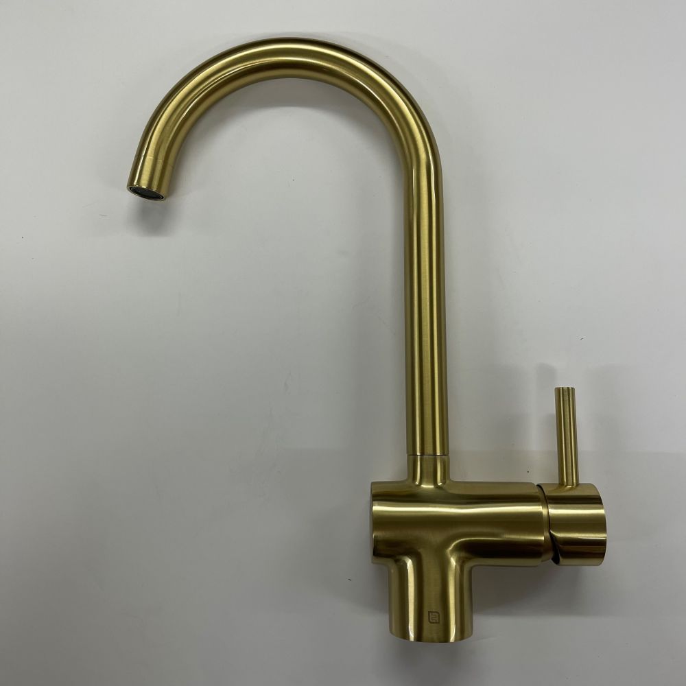 The Tap Factory Vibrance Brass Kitchen Mono discounted due to imperfections