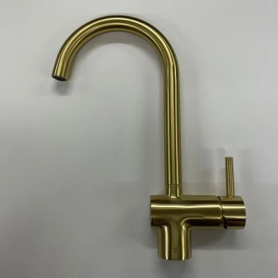 The Tap Factory Vibrance Brass Kitchen Mono discounted due to imperfections