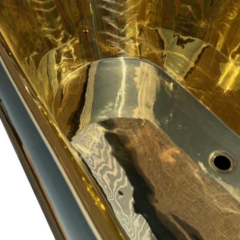 Traditional Brass Freestanding Bath 1650mm x 750mm - Image 5