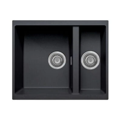 DeSanti Velino Granite Sink Undermount / Inset – Black