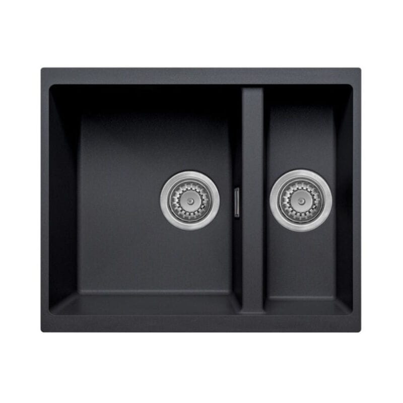 DeSanti Velino Granite Sink Undermount / Inset – Black