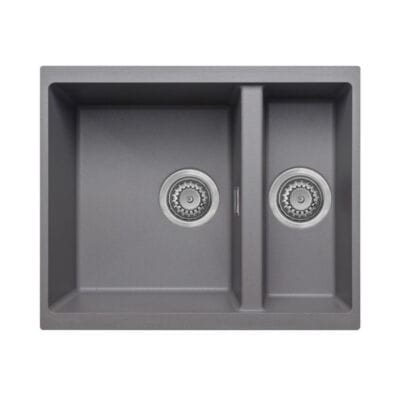 DeSanti Velino Granite Sink Undermount / Inset – Graphite Grey