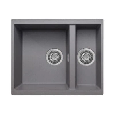 DeSanti Velino Granite Sink Undermount / Inset – Graphite Grey