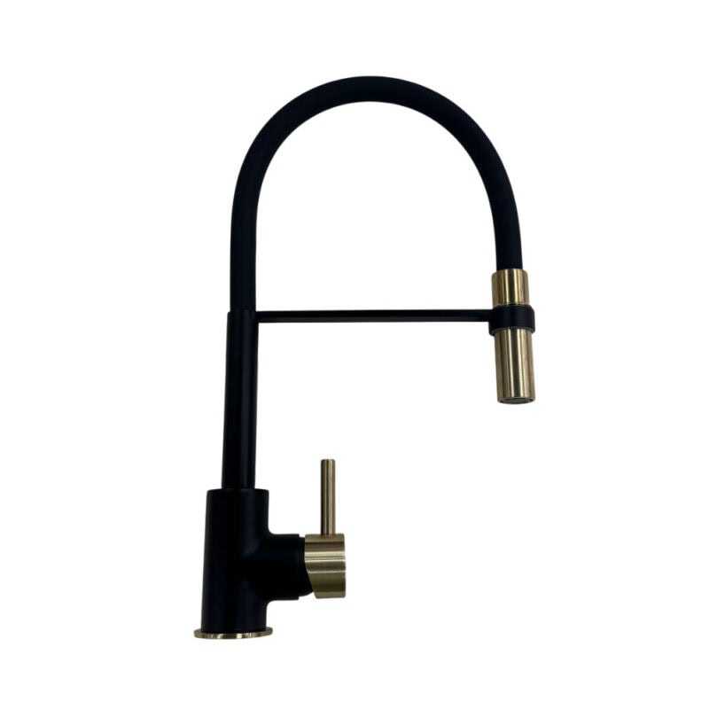 The Tap Factory Tube Tap Black and Brass