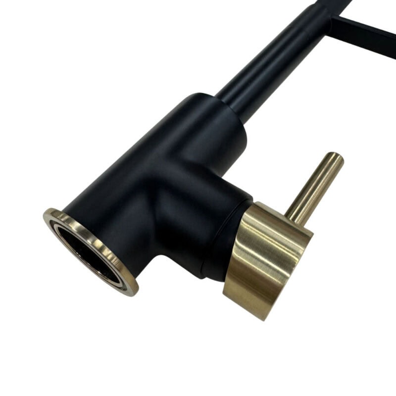 The Tap Factory Tube Tap Black and Brass - Image 3