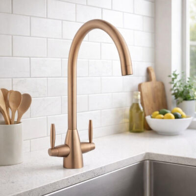 Twin Lever Kitchen Mixer
