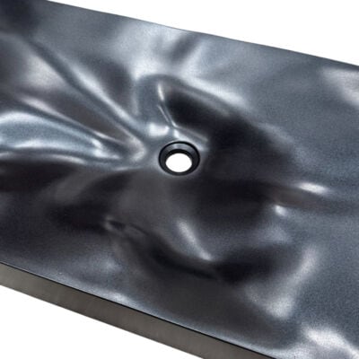 Sternhagen Dune Large Sani Quartz Countertop Basin – Black - Image 6