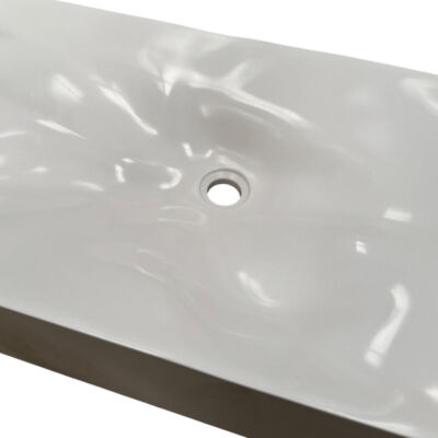 Sternhagen Dune Large Sani Quartz Countertop Basin – White - Image 6