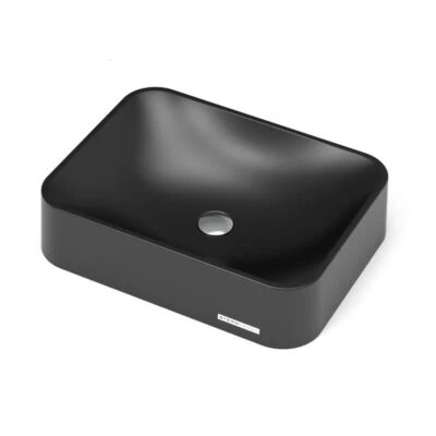 Sternhagen Seerose Sani Quartz Countertop Basin – Black