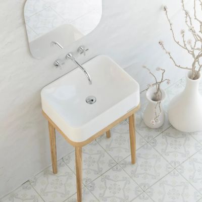 Sternhagen Seerose Sani Quartz Countertop Basin – White - Image 3