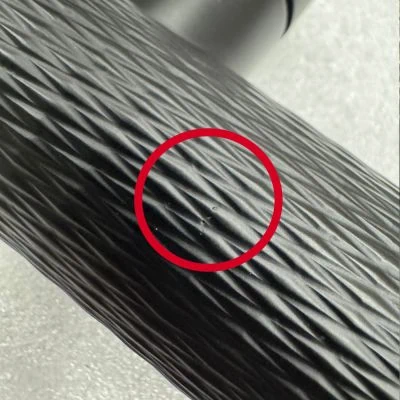 Alternative view of Quilt Diamond Carved Tube Spray Tap in Matt Black - CL209 - See Description