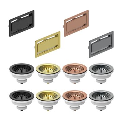 Coloured Waste Kit for Select Twin Bowl Carysil Granite Sinks