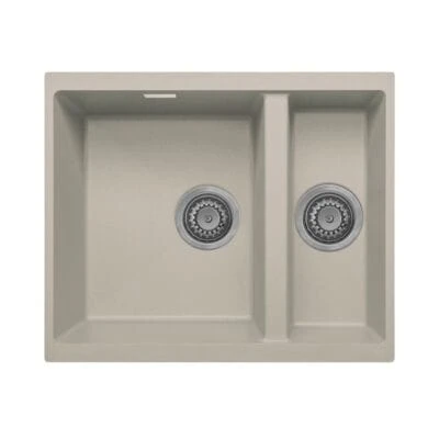 Undermount / Inset Granite Sink – Stone Beige – Left Hand Main Bowl