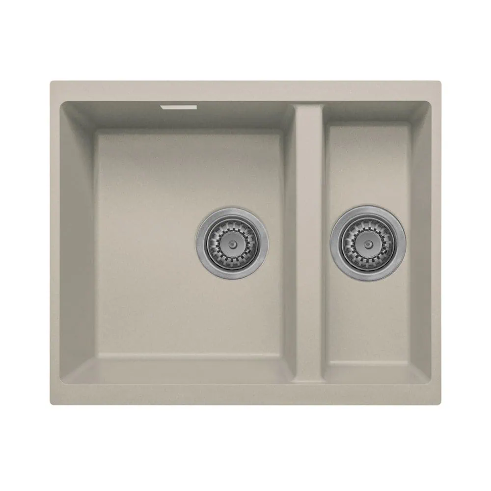 Undermount / Inset Granite Sink – Stone Beige – Left Hand Main Bowl